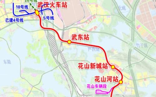 武汉19号线地铁什么时候通车 （预计2023年底开通）