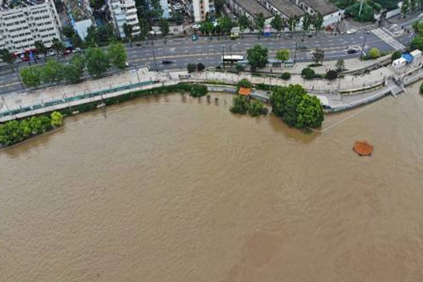 长江中下游武汉段强降雨将结束 预计7月20日暂停