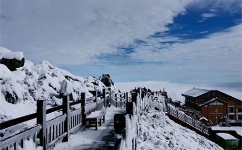 黄陂清凉寨今天下雪了 2018黄陂清凉寨赏雪游玩攻略