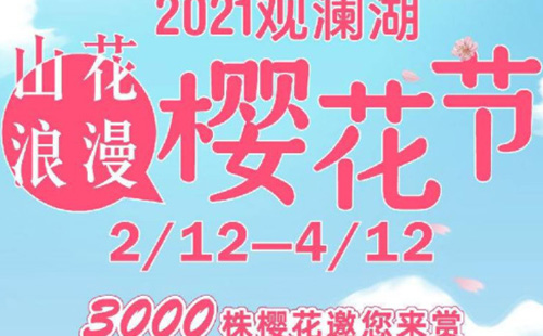 深圳观澜湖樱花节2021（时间+地址+门票）